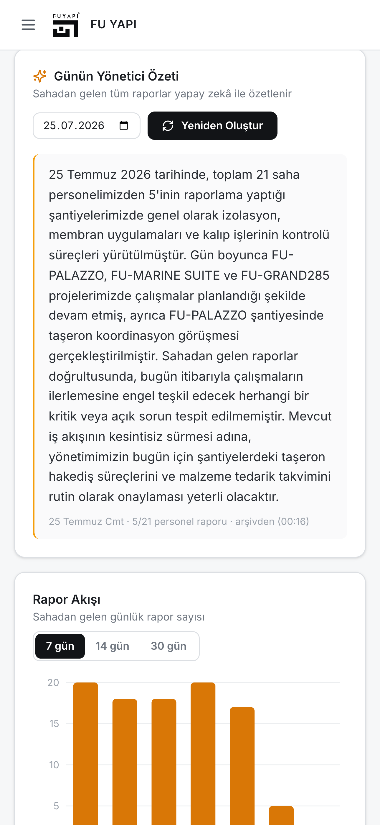 Yapay zekâ günlük özet